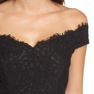 bardot tara lace dress